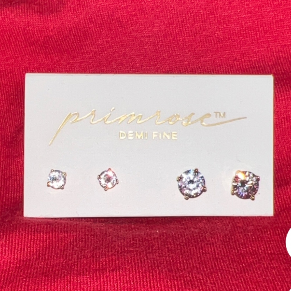 Primrose Demi Fine Studs Full of Sparkle